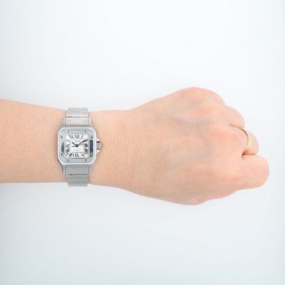 Cartier Santos Galbée Automatic 24mm Stainless Steel Silver Dial 2423 main image 8